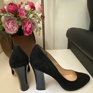 Cole Haan Black Suede Pumps